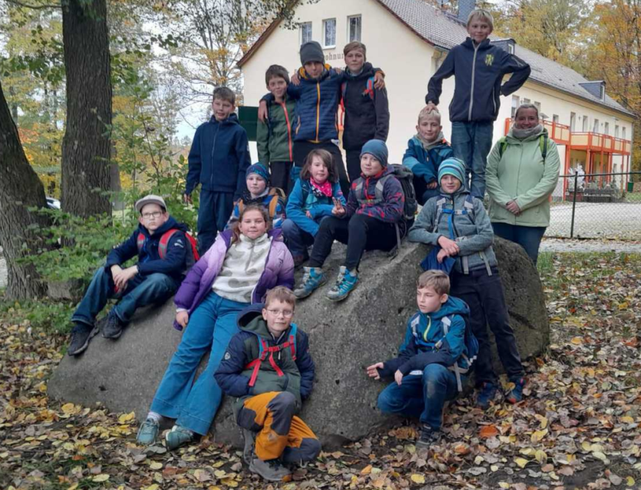 Nachwuchsorchester des Jugendblasorchesters Sebnitz mit jungen Musikerinnen und Musikern