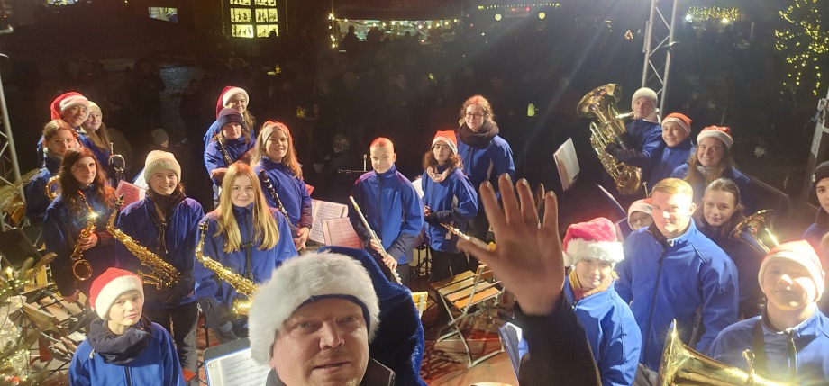 JBO Sebnitz mit einem Weihnachtsauftritt zur Tannert-Weihnacht Sebnitz 2024