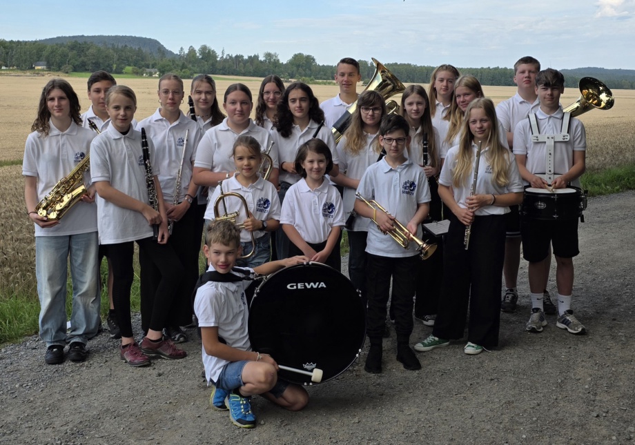 Jugendblasorchester Sebnitz Gruppenfoto