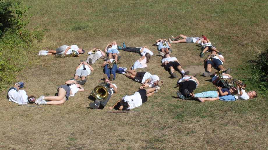 Jugendblasorchester Sebnitz in Formation JBO